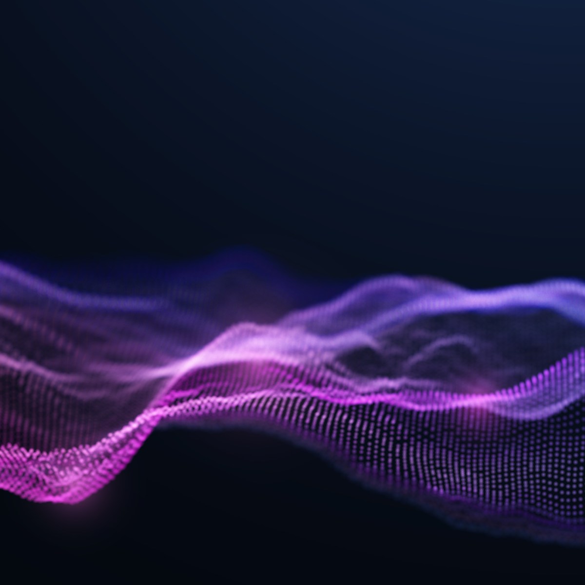 Purple wave pattern on a black background, suggesting spiritual DNA healing.