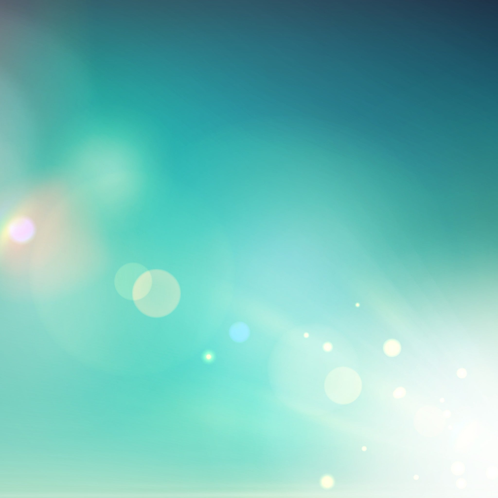 A bright, blurry abstract background in soft teal and blue, with lens flares and white light, representing Andromedan connections.