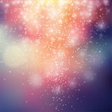 Numerous tiny white lights and larger glowing orbs symbolising Archangel Uriel energies.