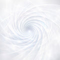 An ethereal, brilliant white digital vortex with translucent, swirling geometric light ribbons spiralling inward.